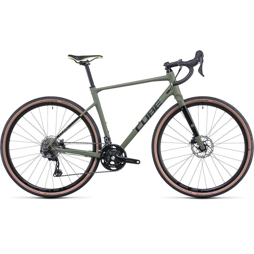 Cube Nuroad Race Gravel Bike Olive 'n' Black
