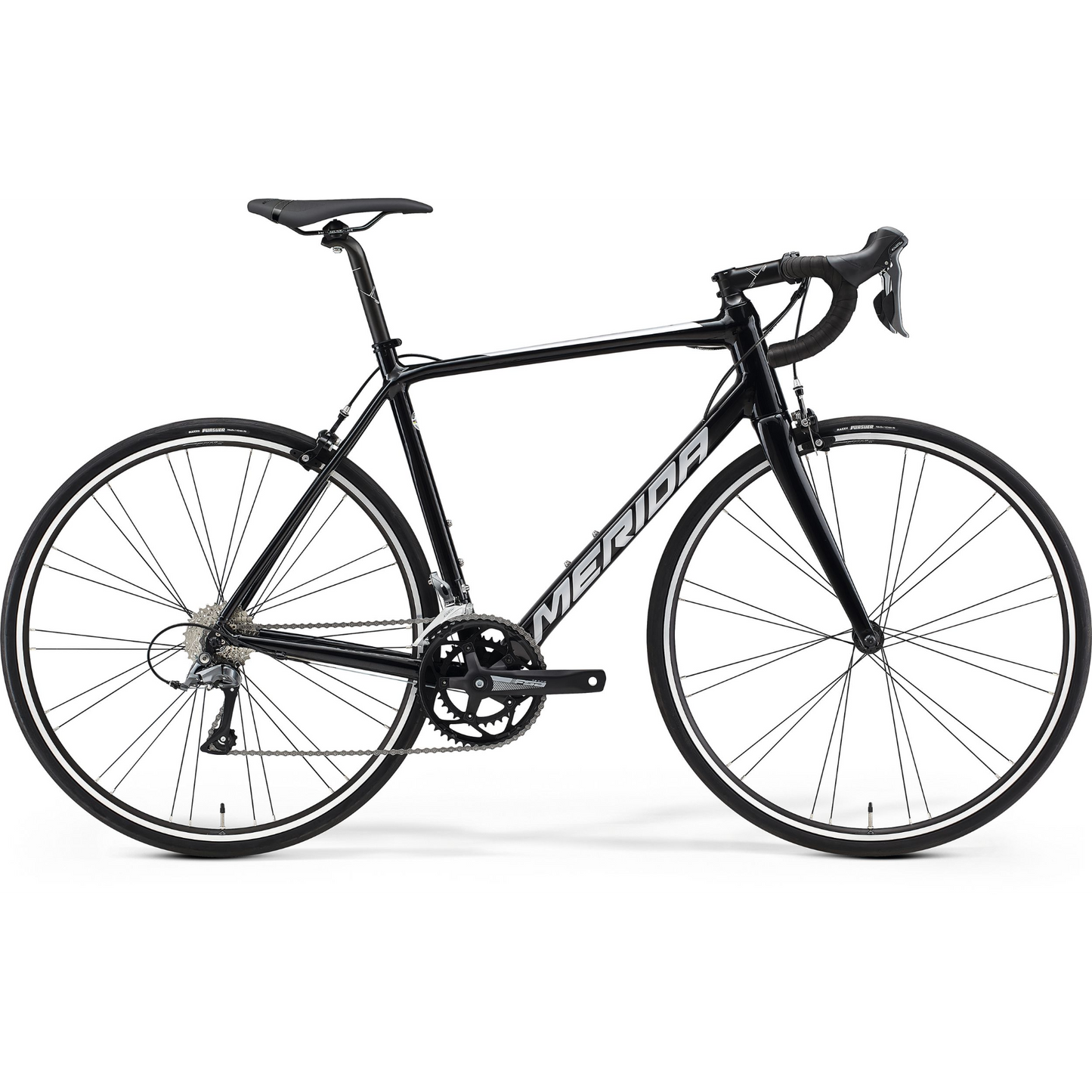 Merida Scultura Rim 100 Road Bike Metallic Black/Silver