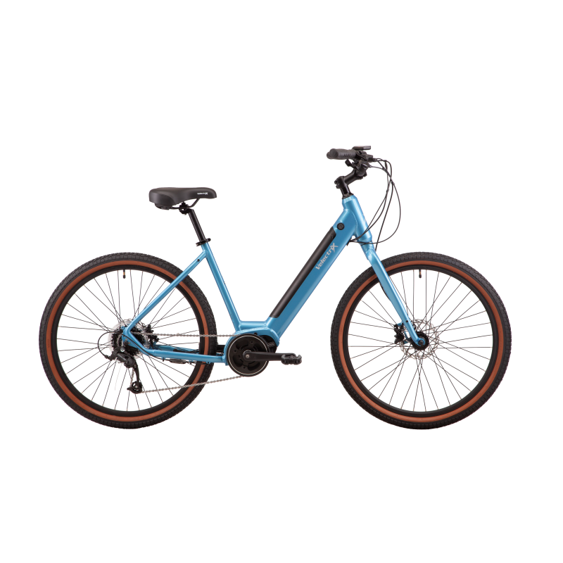 VelectriX Cruiser Pulse Step Through Electric Bike Blue