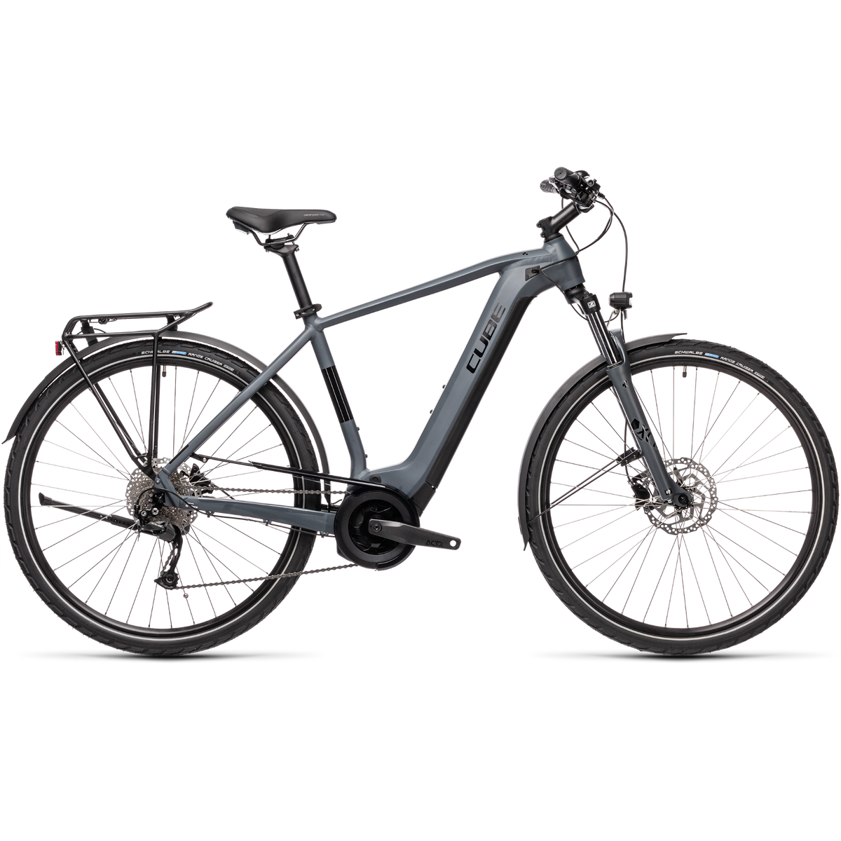 DEMO Cube Touring Hybrid ONE 500 Electric Hybrid Bike Grey/Black MD
