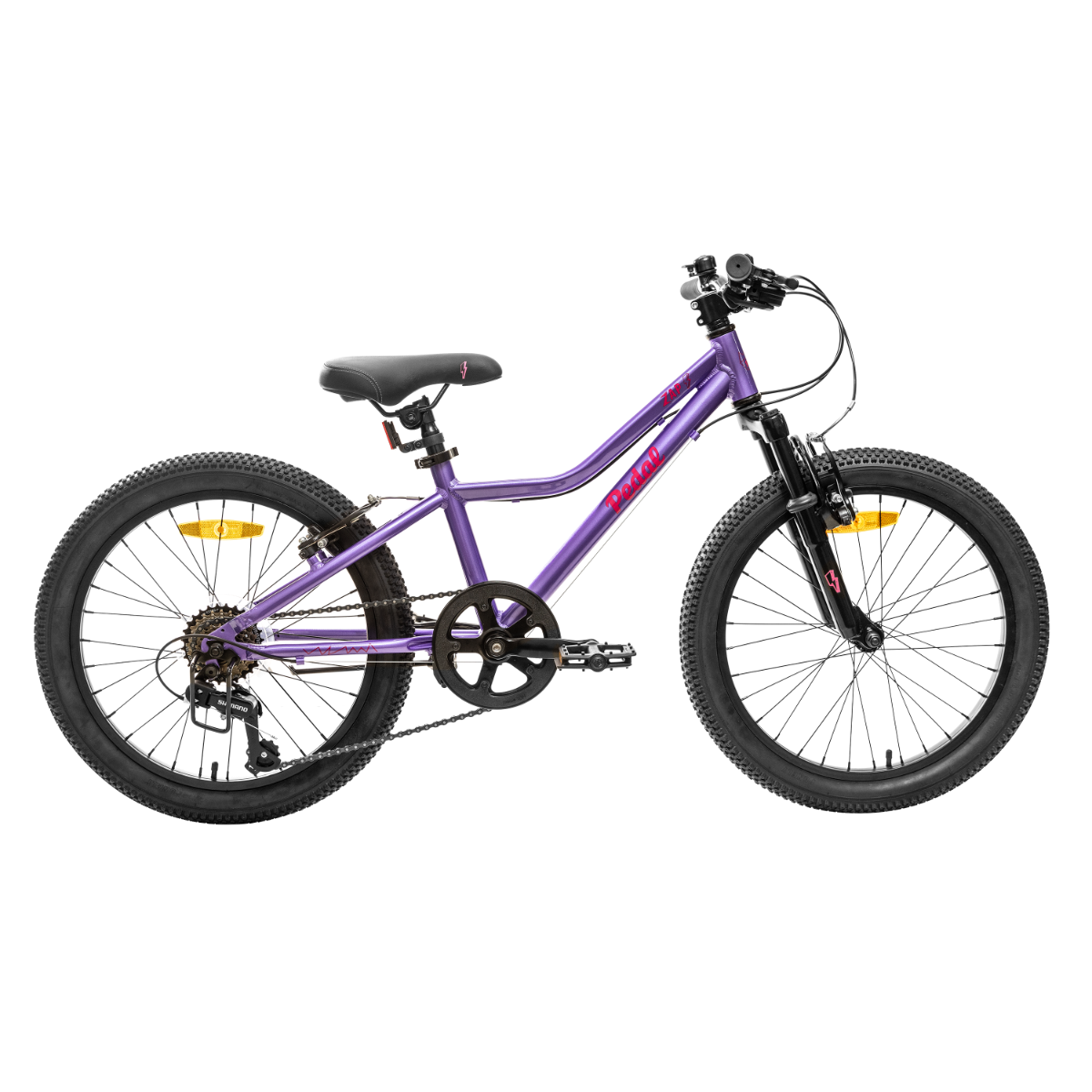Pedal Zap 20'' Kids Bike Purple/Pink