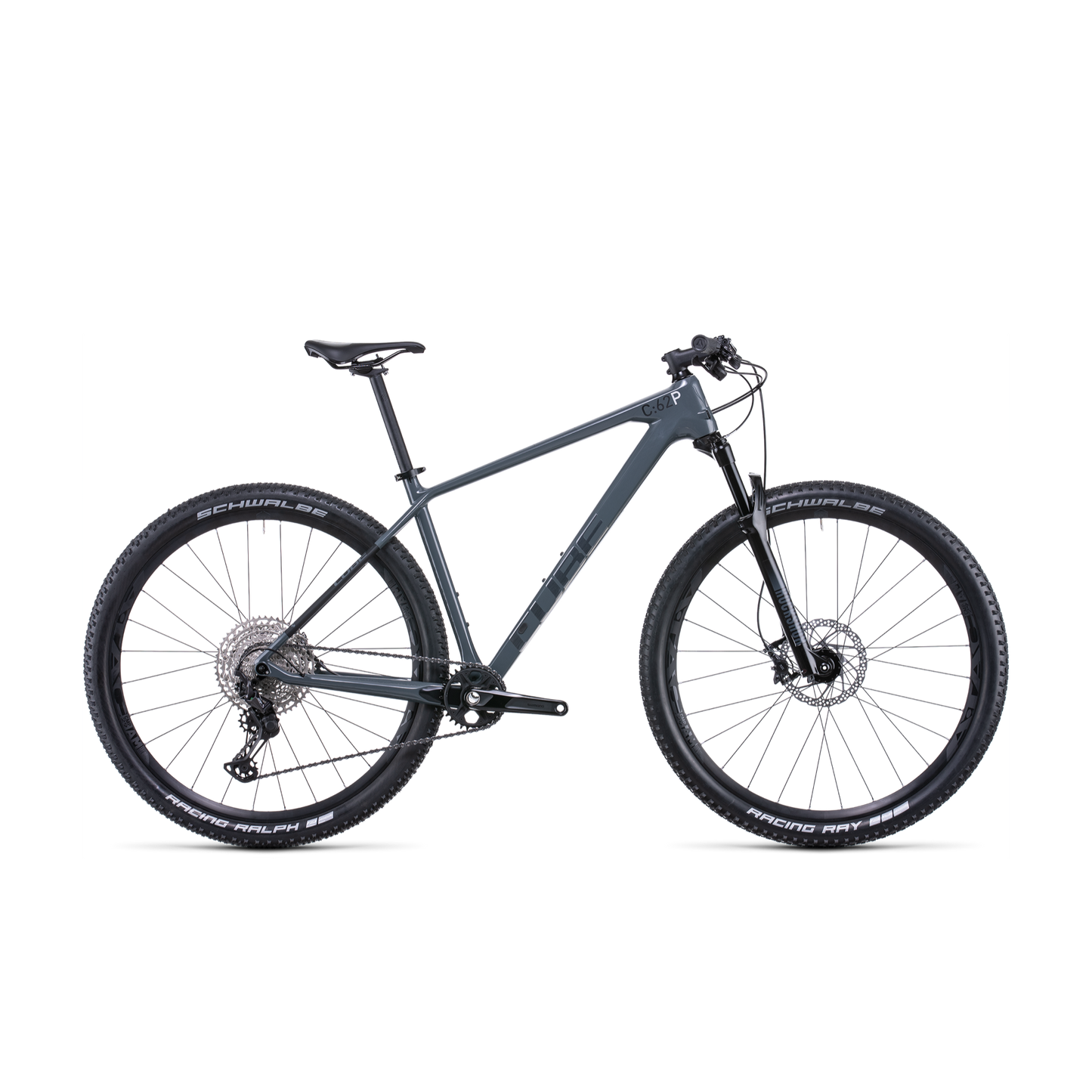 Cube Reaction C:62 Pro Hardtail Mountain Bike Grey Metal