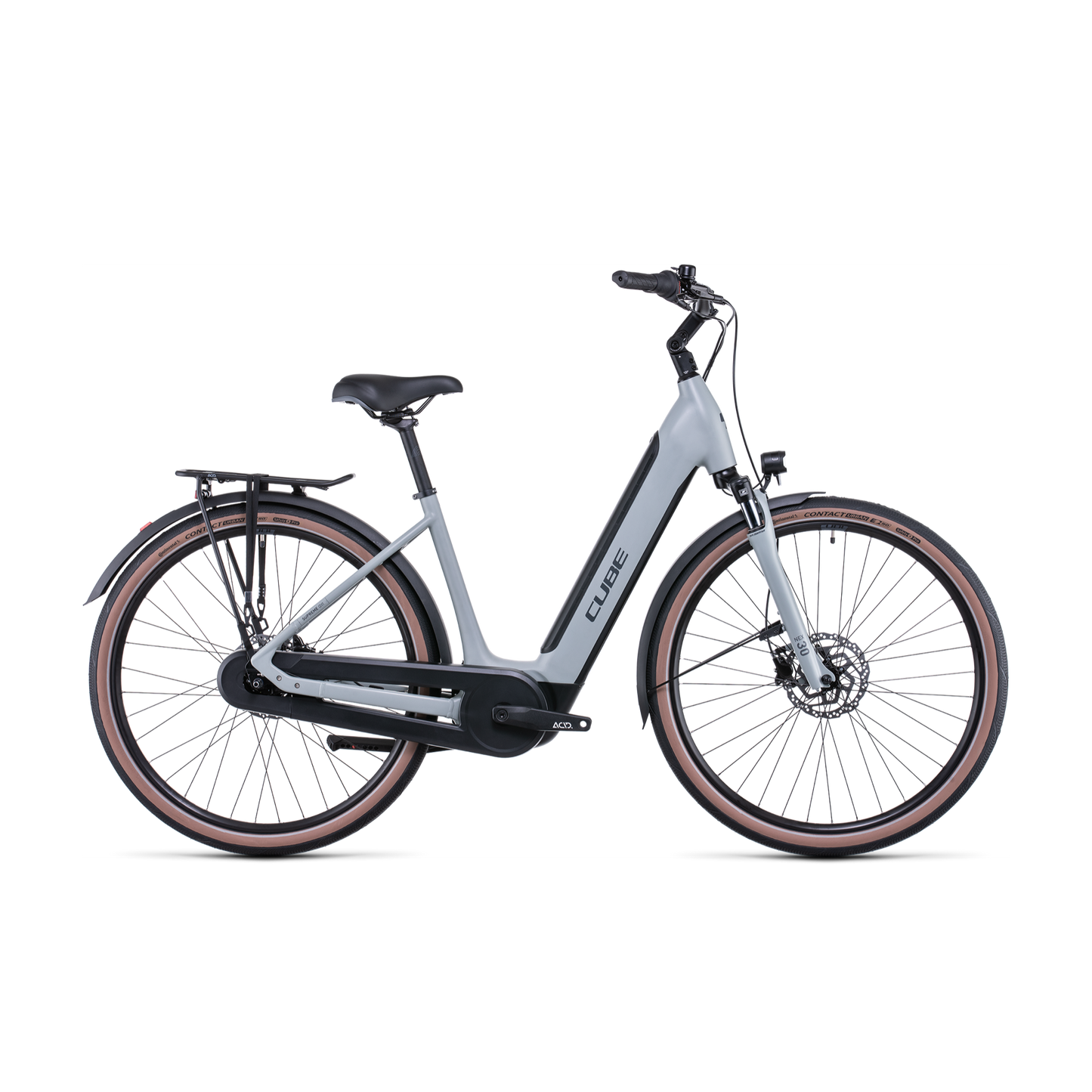 Cube Supreme Hybrid ONE 400 EasyEntry Hybrid Bike Lunar Grey