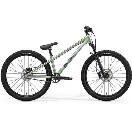 Merida Dirt 500 Dirt Jumper Bike Grey/Green at Bicycle Centre. Best Dirt jump bike.