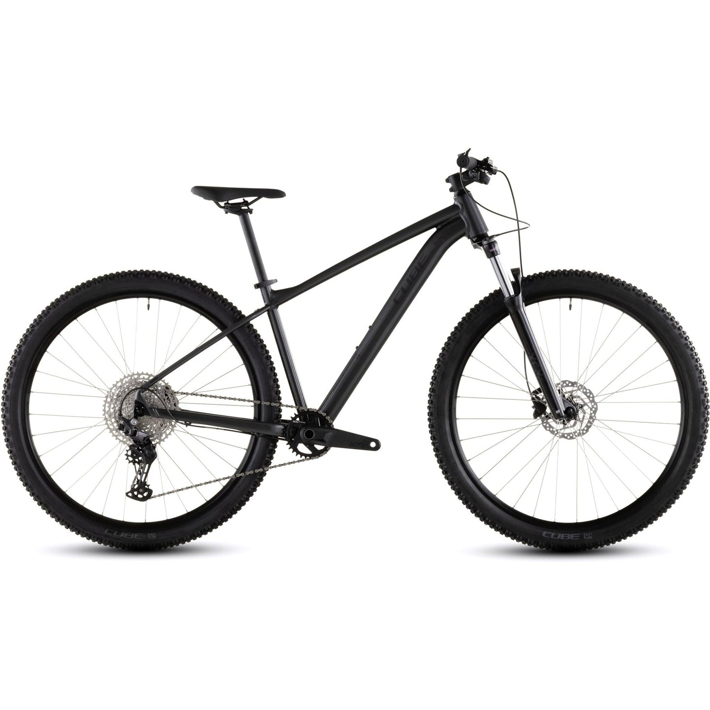 Cube Aim SLX Hardtail Mountain Bike Slateblack'n'Black