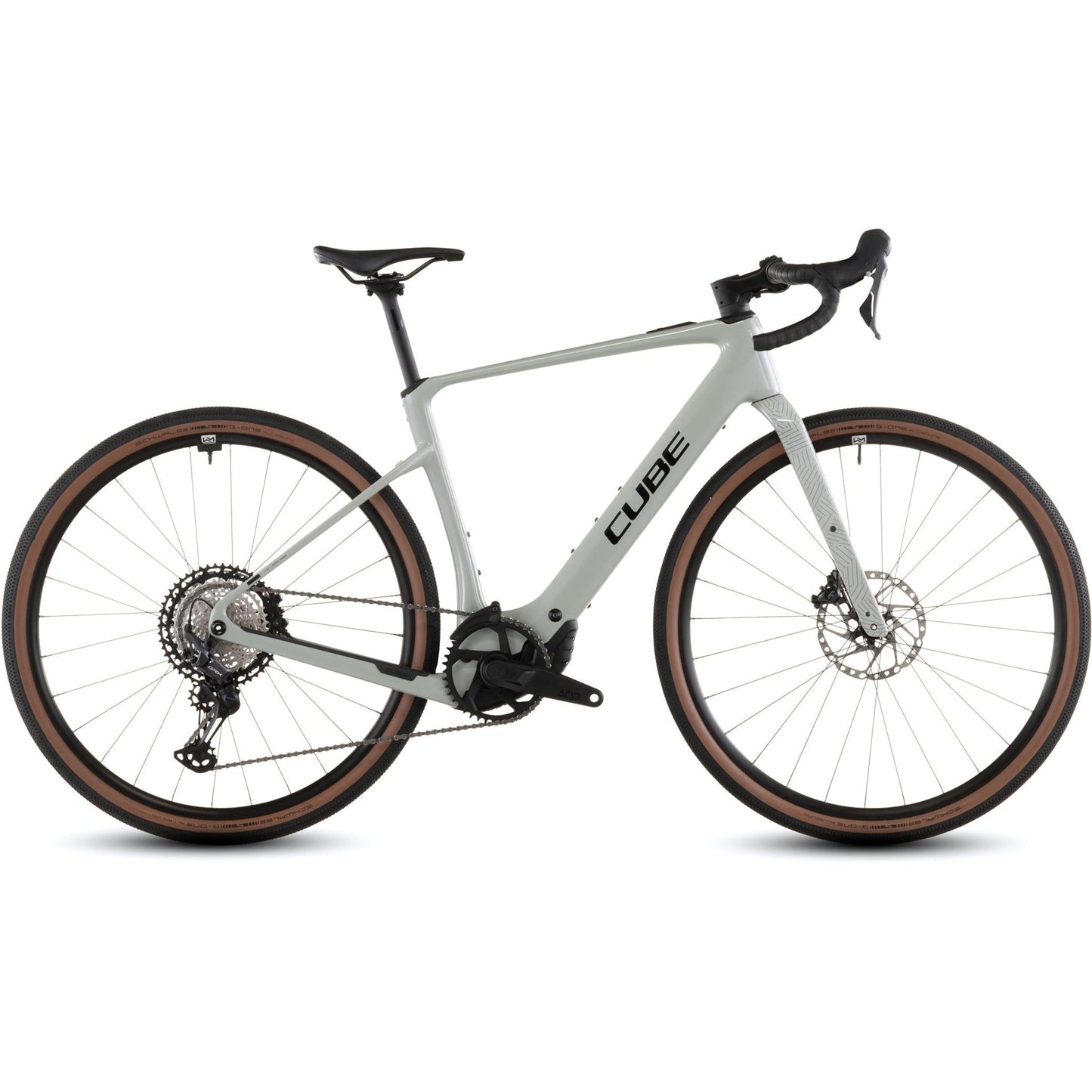 Cube Nuroad Hybrid C62 Race 400X Electric Gravel Bike Reedbeige'n'Black