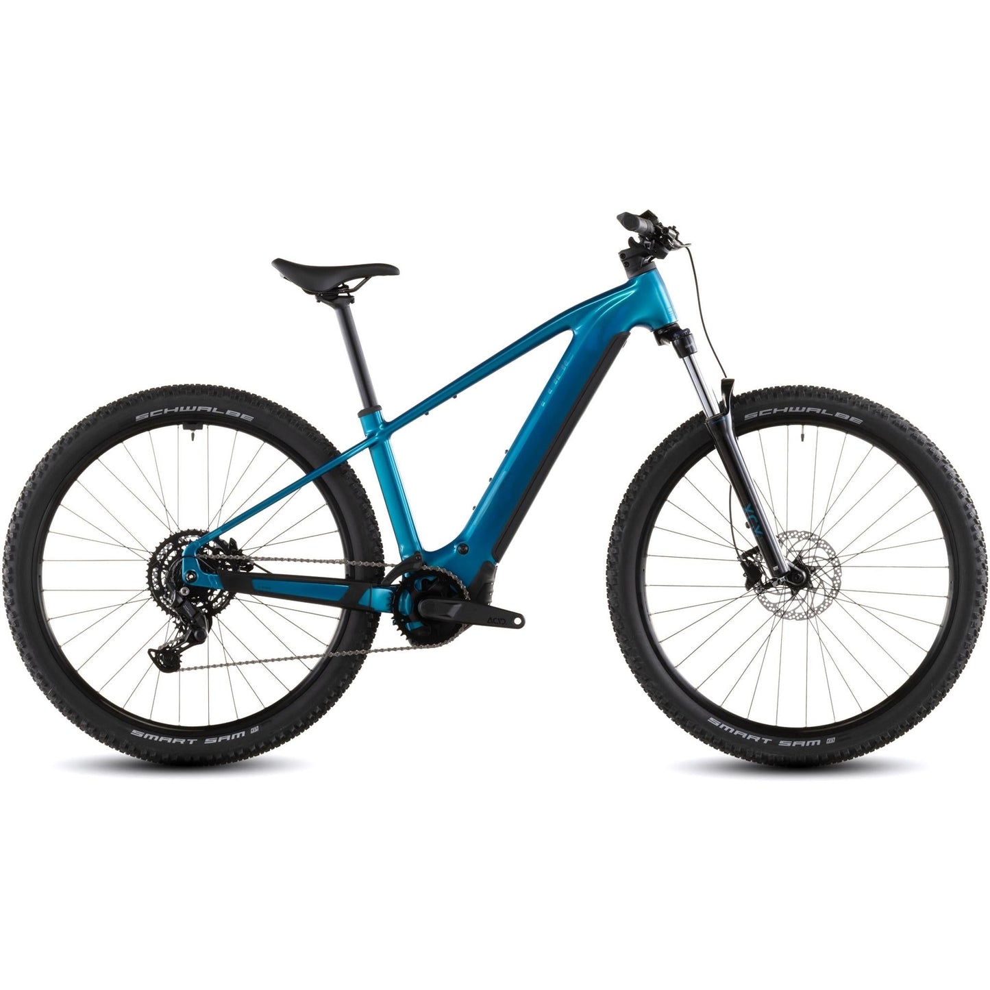 Cube Reaction Hybrid Performance 600 Electric Hardtail Mountain Bike Electricblue'n'Dazzle