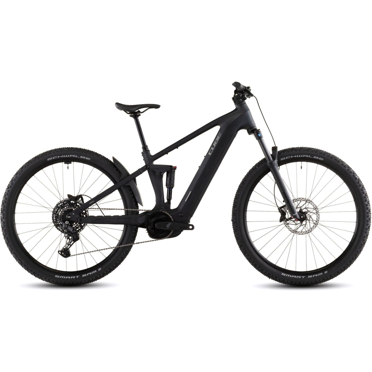 Cube Stereo Hybrid ONE22 Pro 600 Electric Trail Bike Night'n'Chrome