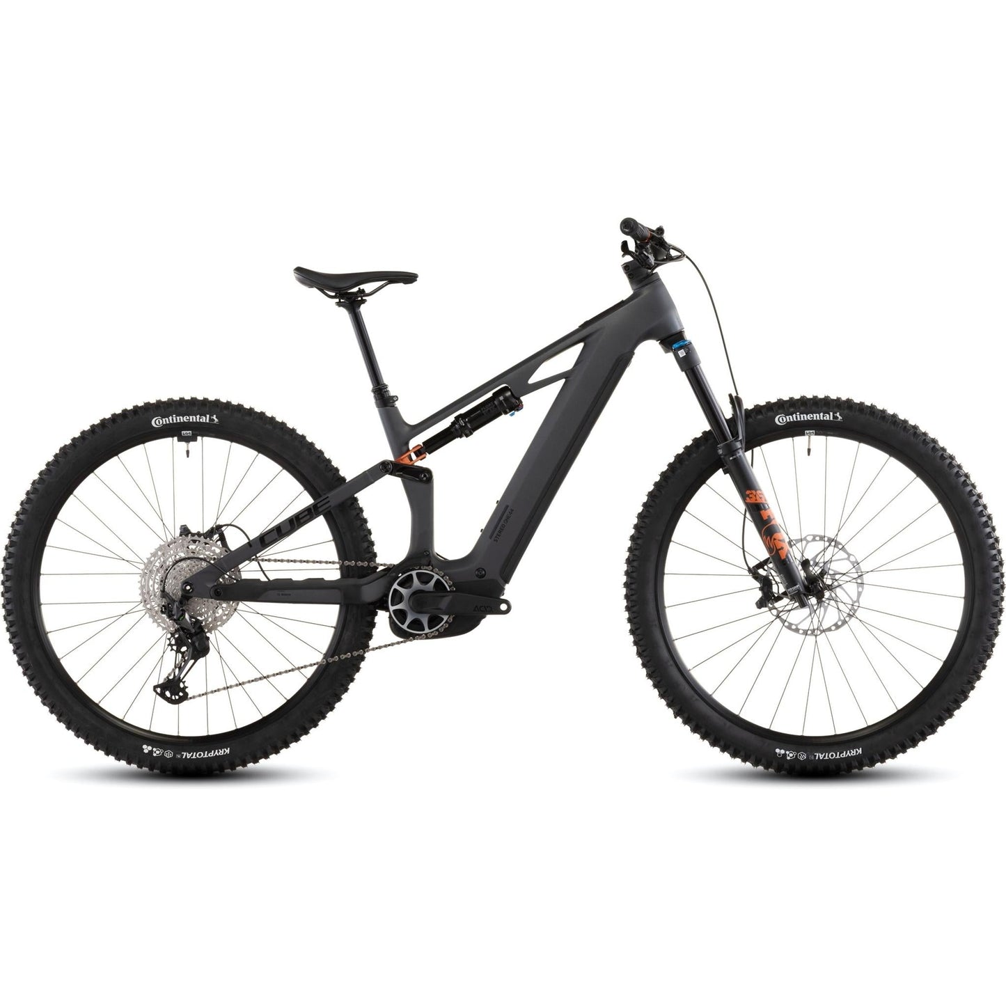 Cube Stereo Hybrid ONE44 HPC SLX 800 Electric Trail Bike Slabgrey'n'Orange