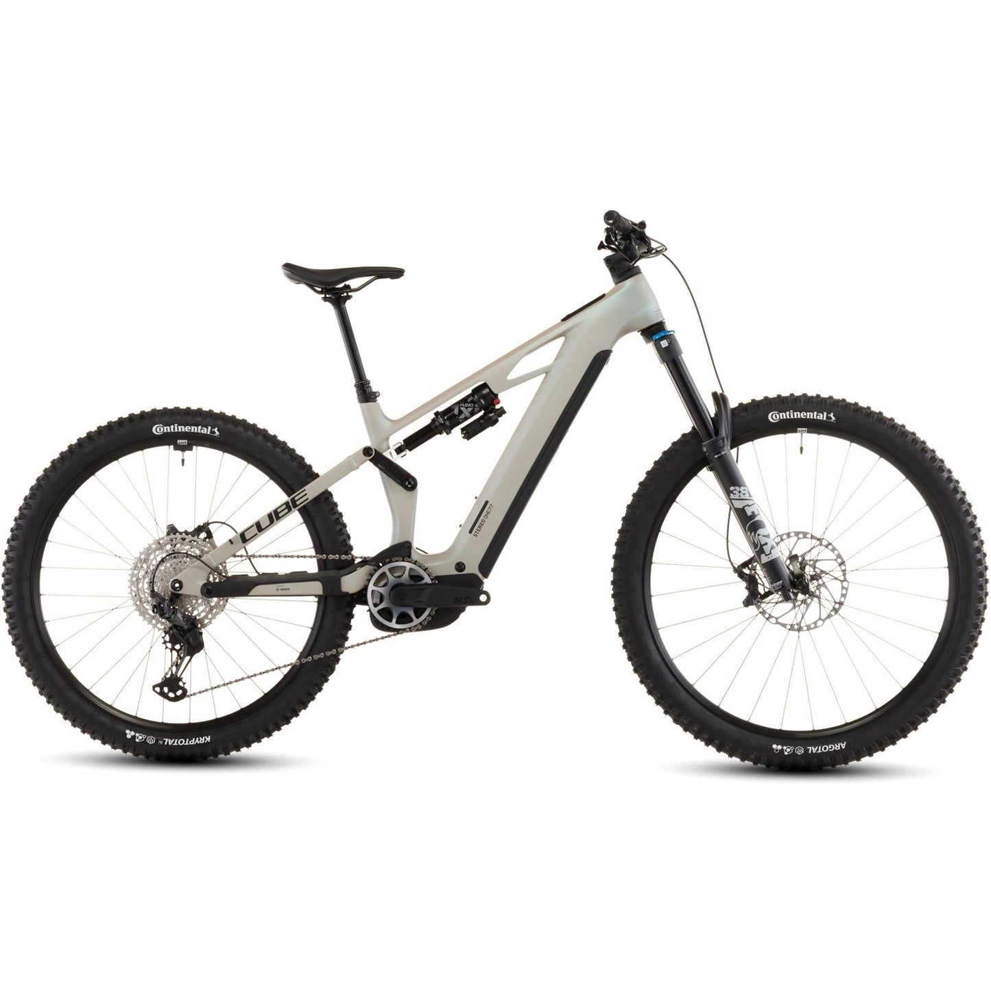 Cube Stereo Hybrid ONE77 HPC SLX 800 Electric Enduro Bike Glintsand'n'Black