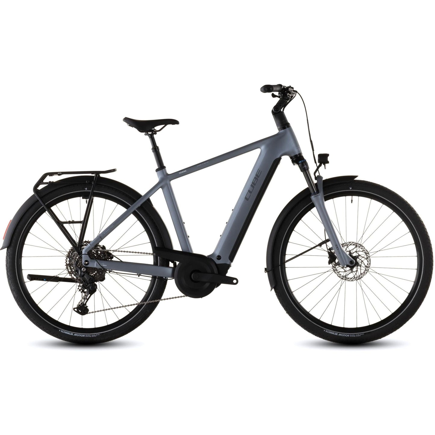 Cube Touring Hybrid Pro 800 Electric Hybrid Bike Pearlgrey'n'Grey