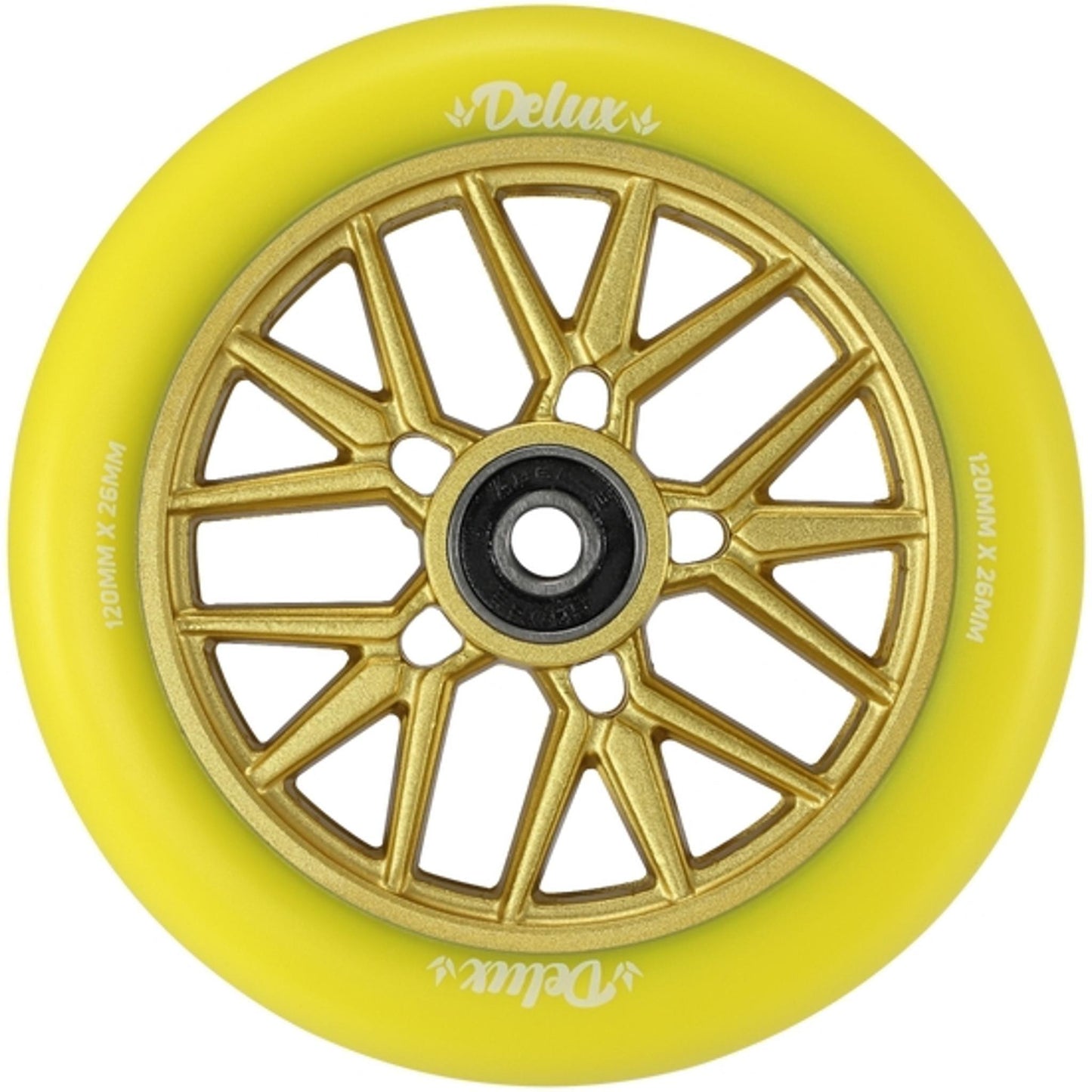 Envy Delux Scooter Wheel 120x26mm Yellow