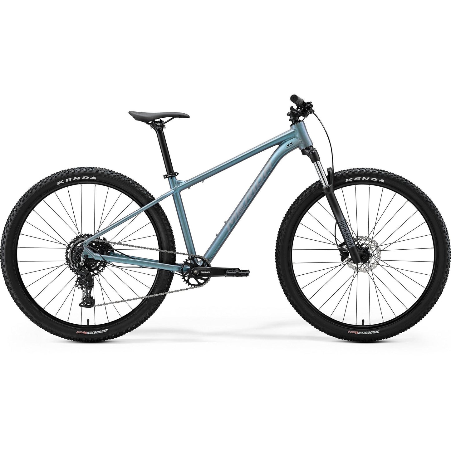 Merida Big.Nine 80 Hardtail Mountain Bike Silk Transparent Blue/Silver at Bicycle Centre