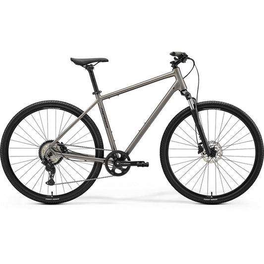 Merida Crossway 20 Hybrid Bike Silk Warm Slate Grey/Black