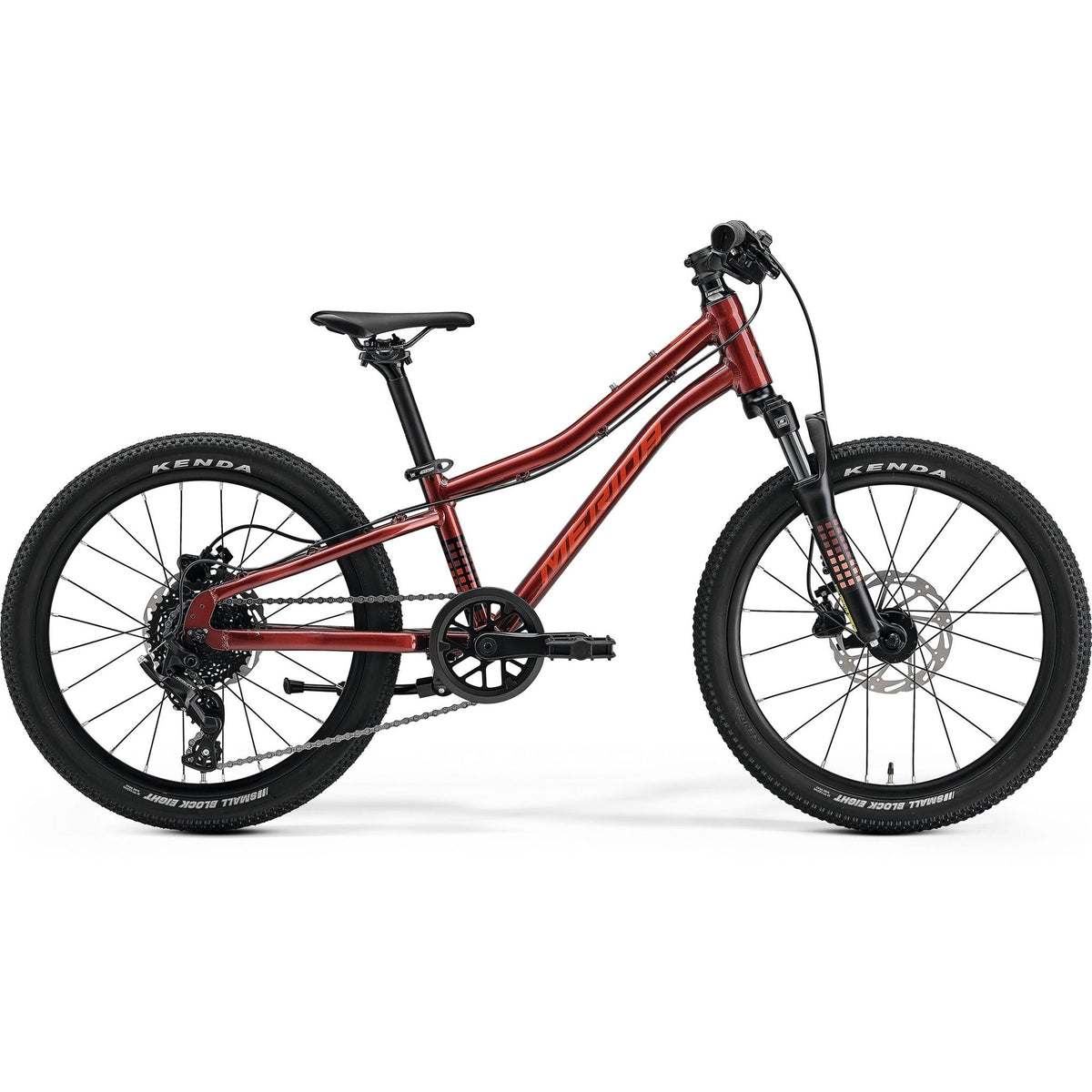 Merida Matts J20 Disc - 20'' Kids Bike Dark Strawberry/Race Red/Black