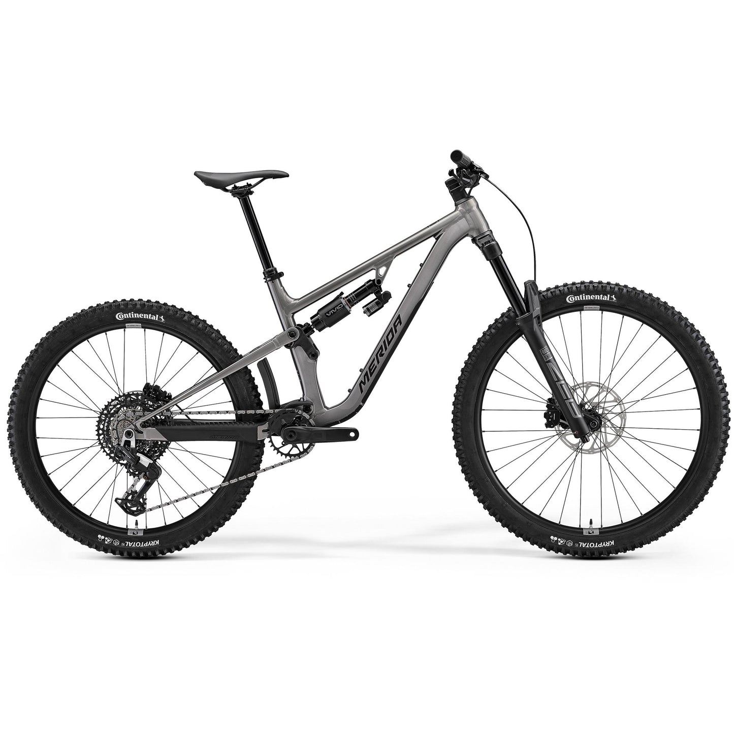 Merida One-Sixty 700 Enduro Bike Warm Slate Grey/Golden Black