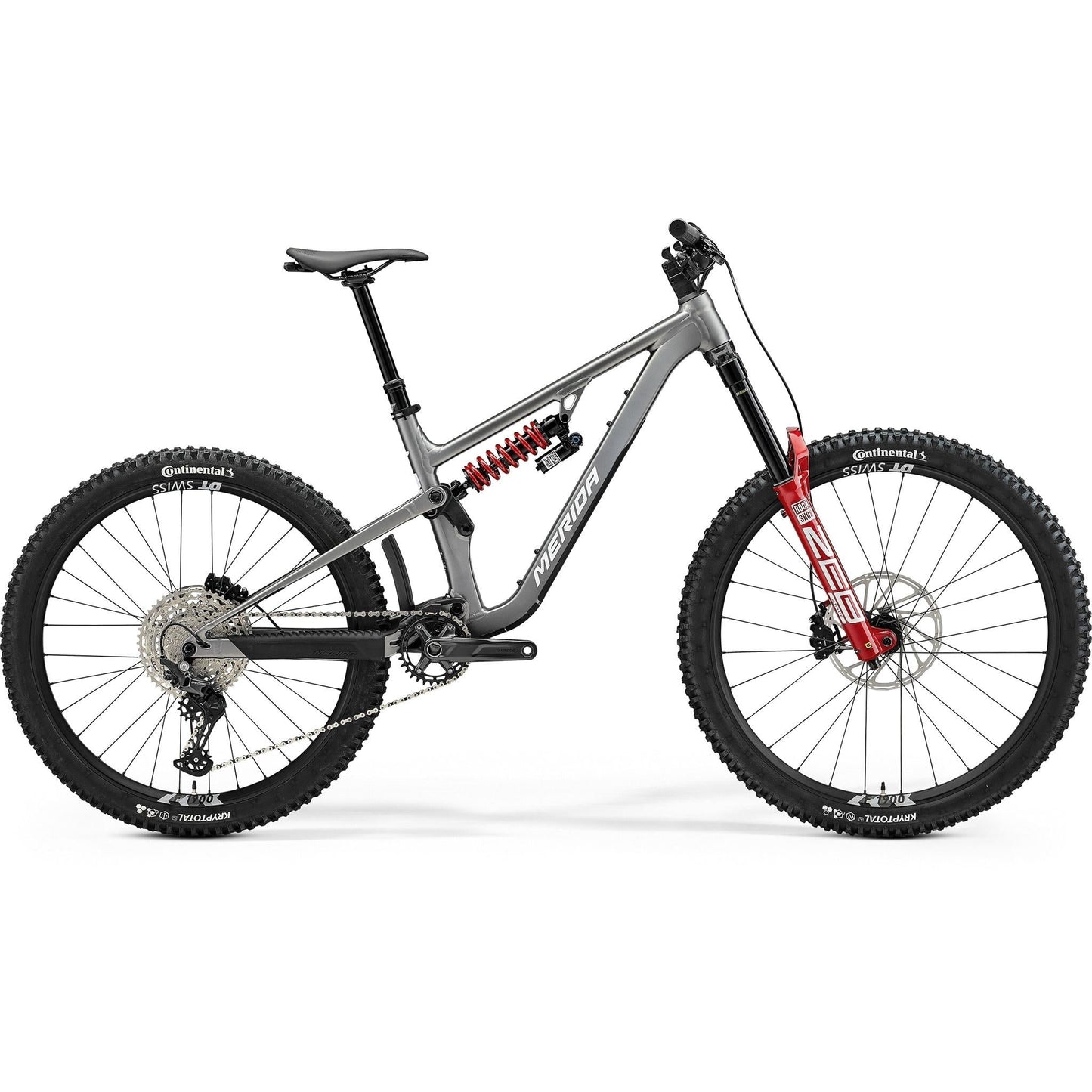 Merida One-Sixty Fr 800 Enduro Bike Silk Gunmetal Grey/White