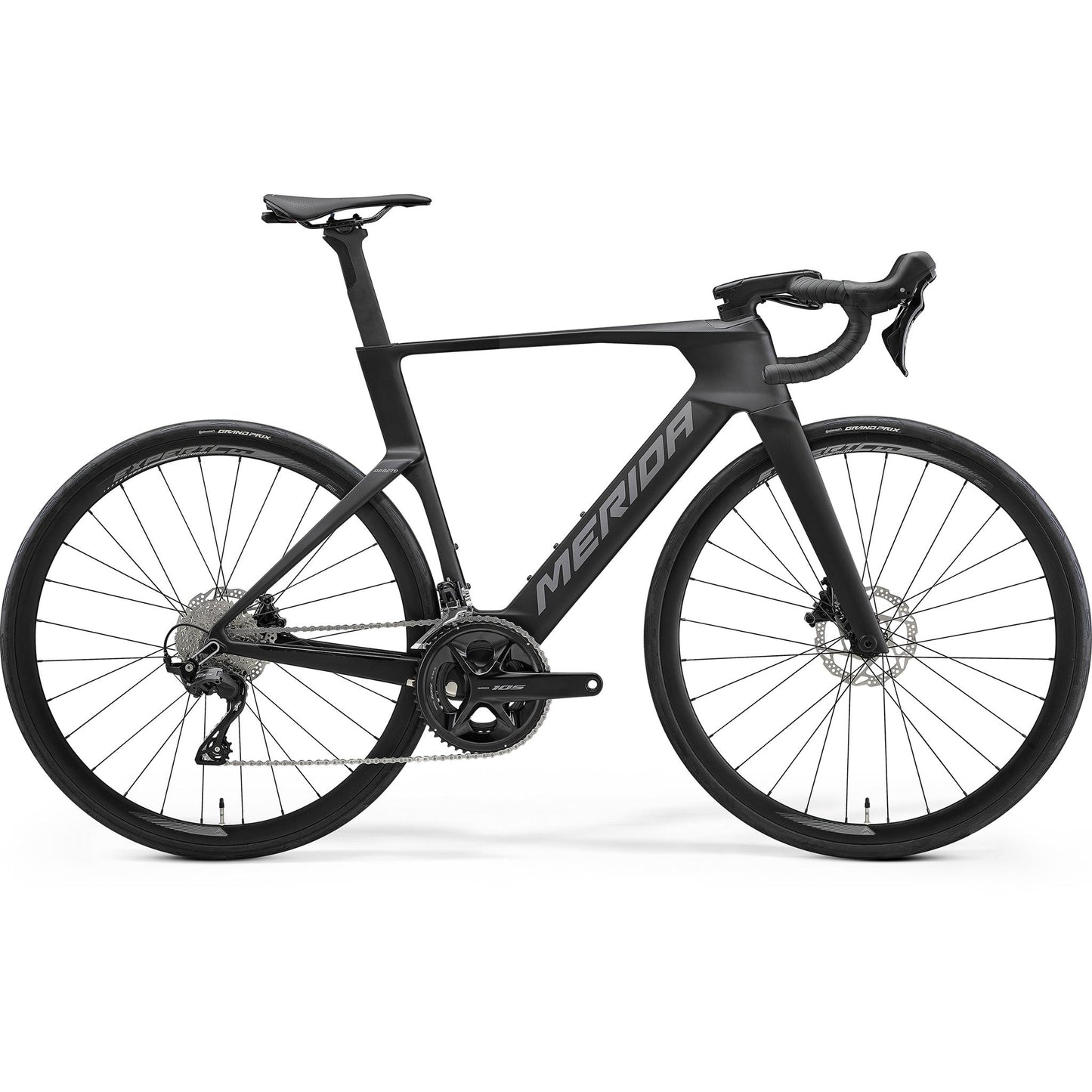 Merida Reacto 4000 Aero Road Bike Silk Black/Gunmetal Grey