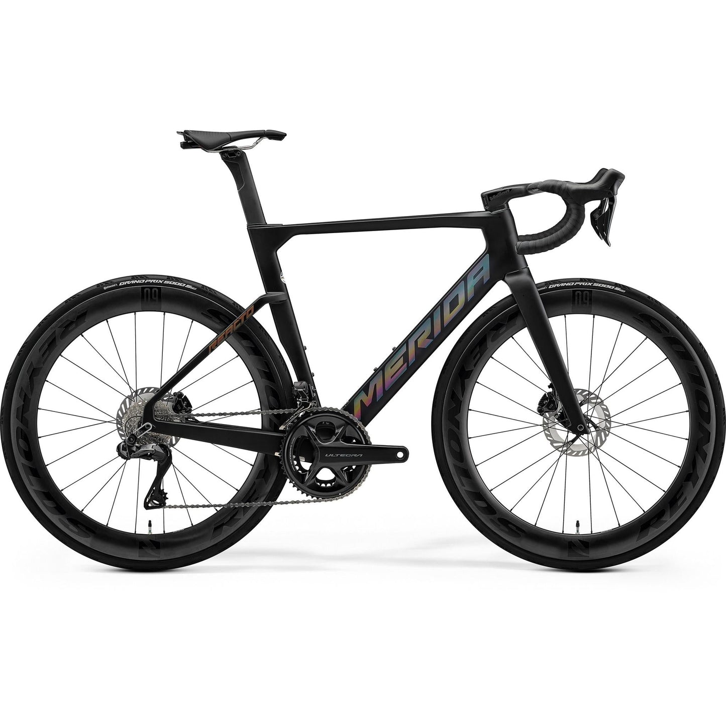 Merida Reacto 8000 Road Race Bike Silk Black/Glossy Dark Silver