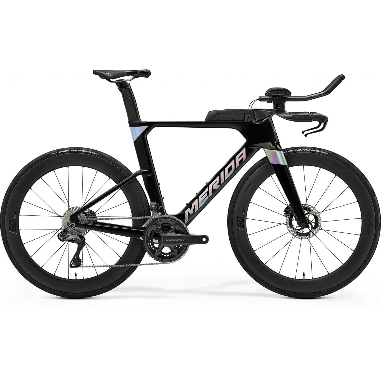 Merida Time Warp Tri Limited Time Trial/Triathlon Bike Metallic Black/Flash