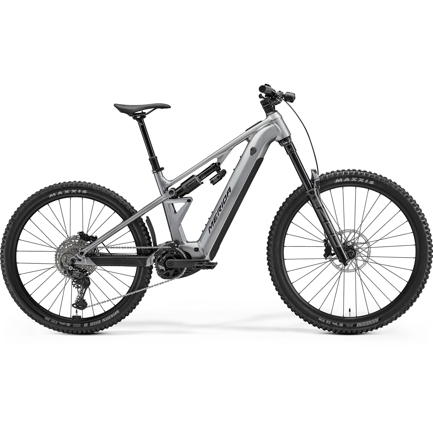 Merida eOne-Eighty 500 Electric Enduro Bike Gunmetal Grey/Black