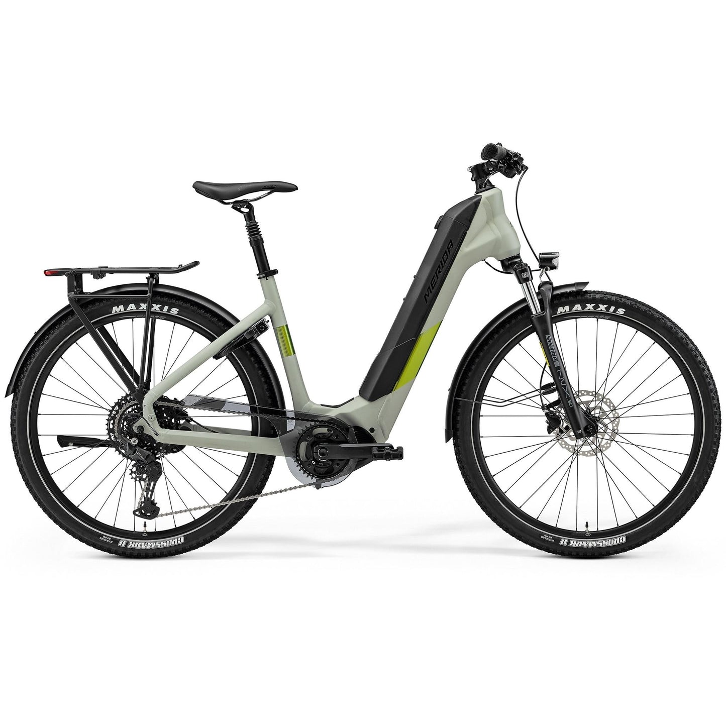 Merida eSpresso CC 500 EQ Electric Hybrid Bike Matt Early Moss Grey/Green