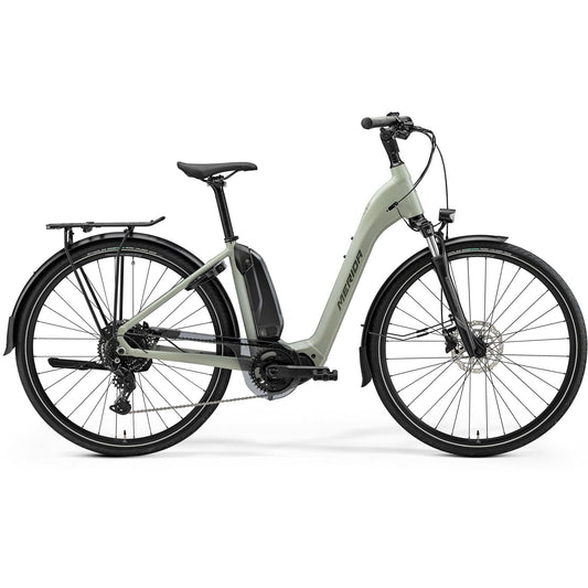 Merida eSpresso City 300 EQ SE Electric Hybrid Bike Silk Early Moss Green