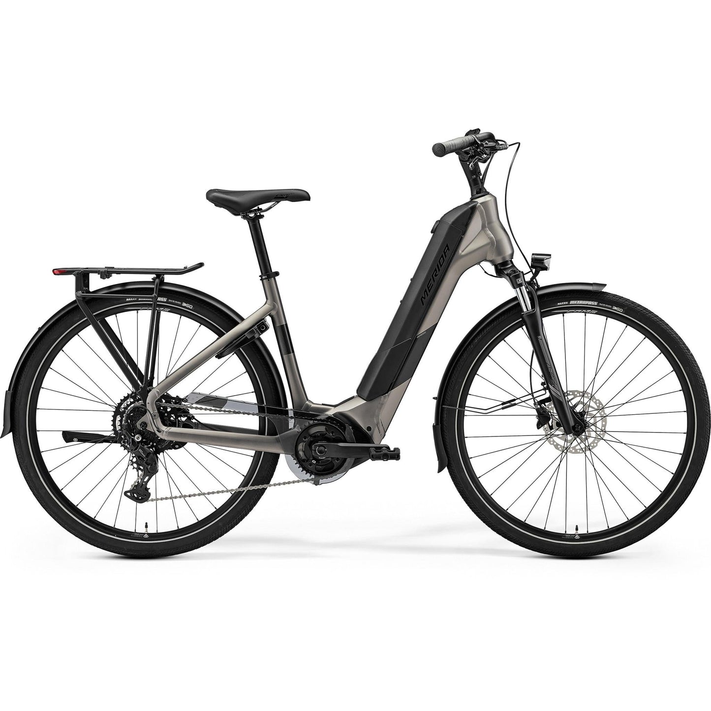 Merida eSpresso City 400 EQ Electric Hybrid Bike Silk Warm Slate Grey/Black