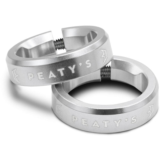 Peatys Monarch Grip Lock Ring Set Silver