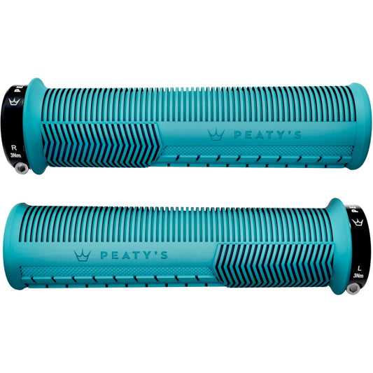 Peatys Monarch Mushroom Grips Thin 130x30-32mm Turquoise