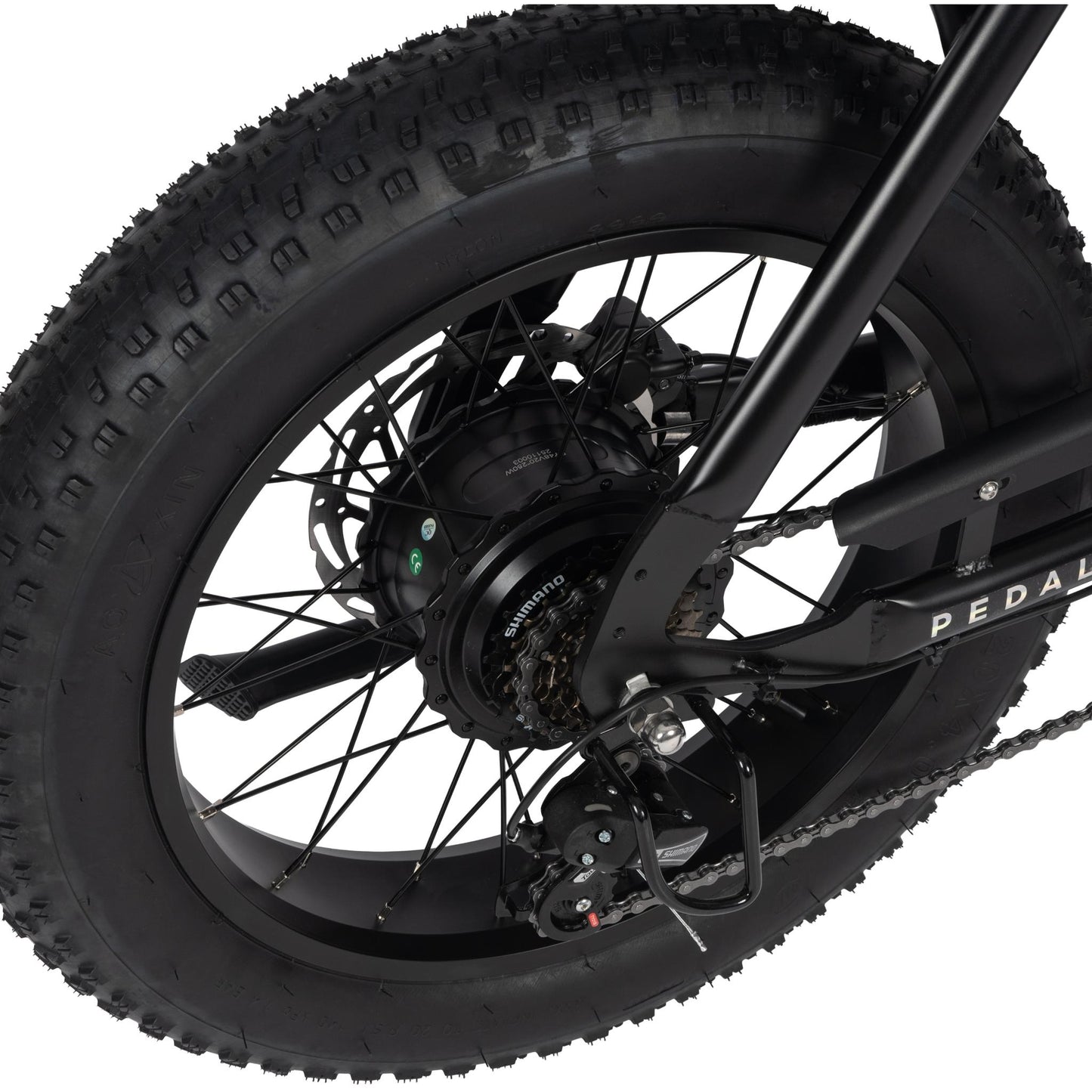 Pedal Bandit 20'' E6 Electric Fat Tyre Bike Black