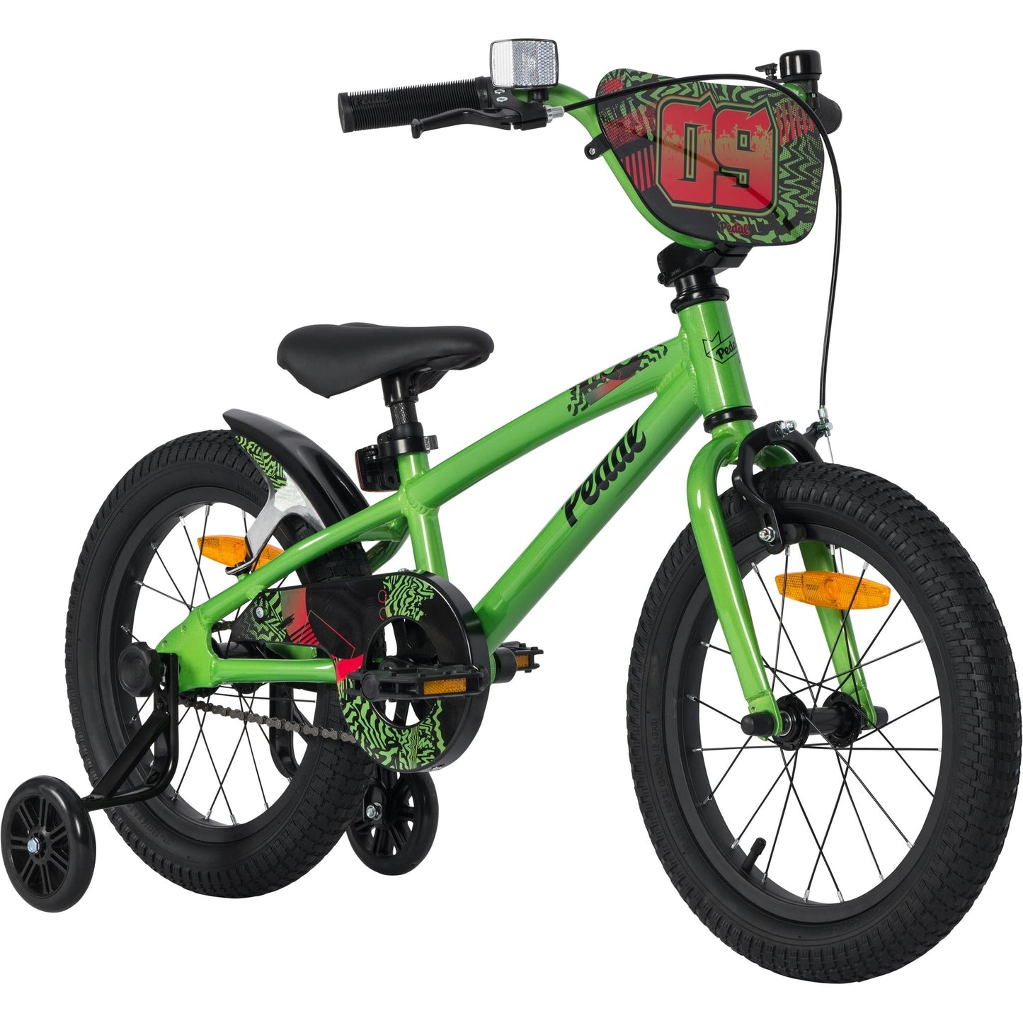 Pedal Hoot Alloy 16'' Kids Bike Racing Green