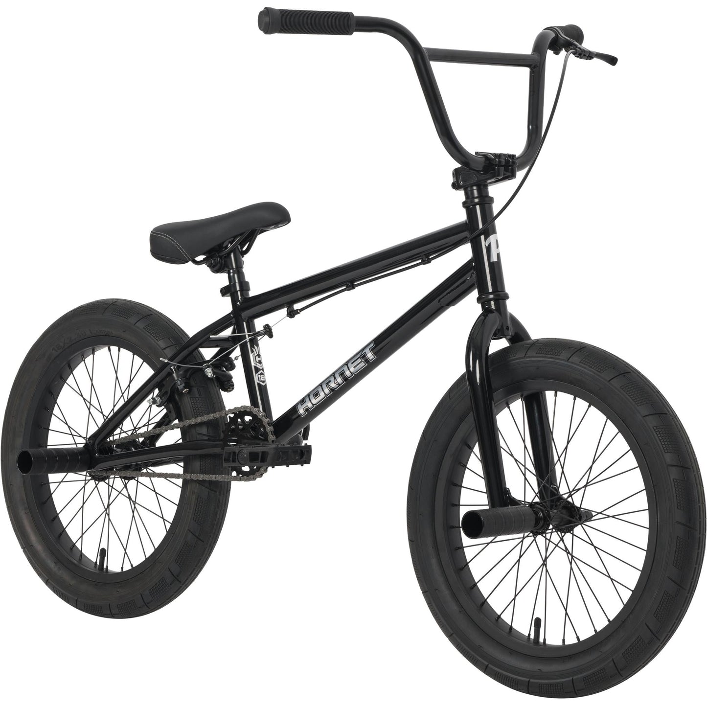 Pedal Hornet 2 18'' Kids BMX Bike Gloss Black