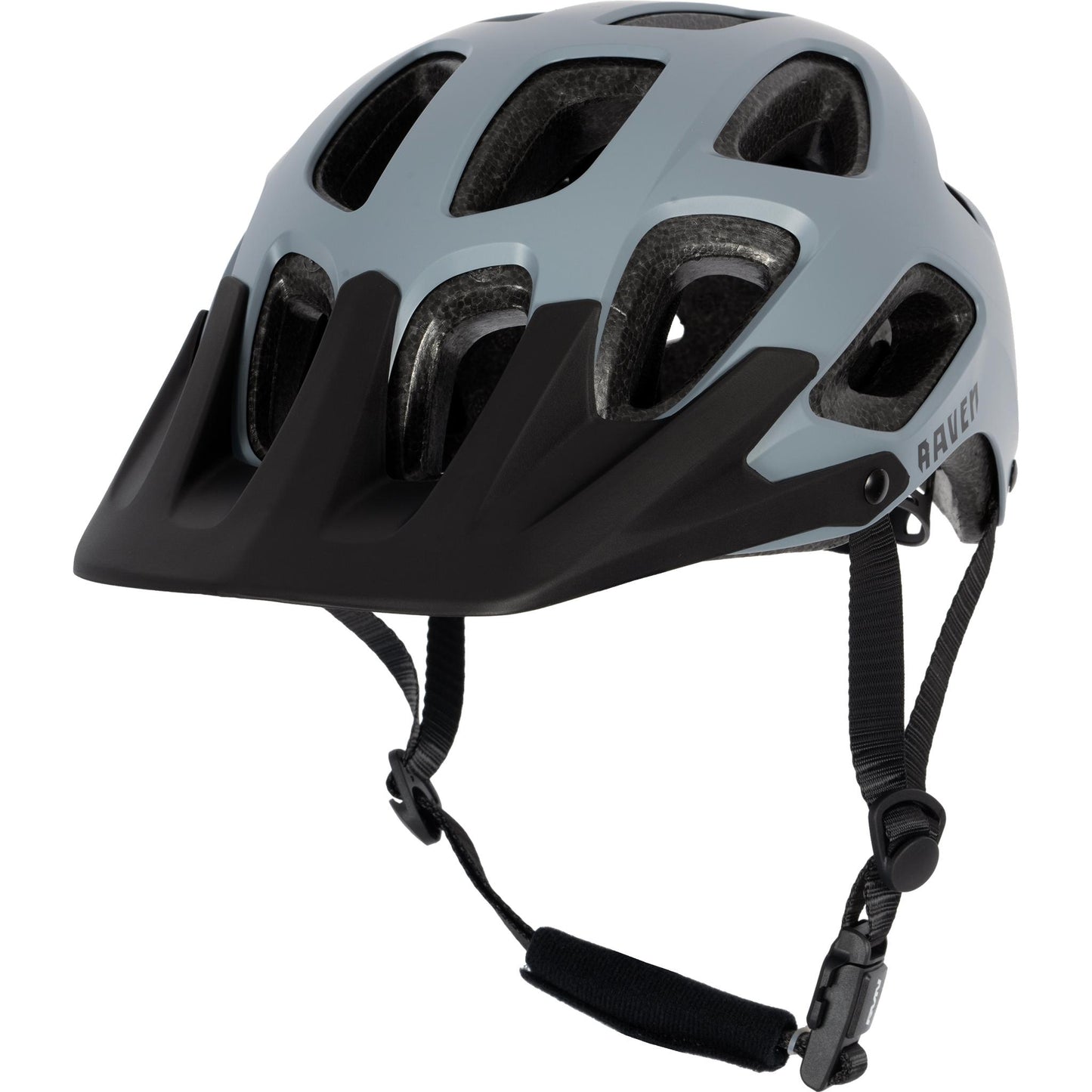 Raven Corvus MTB Helmet with Magnetic Clip Satin Grey