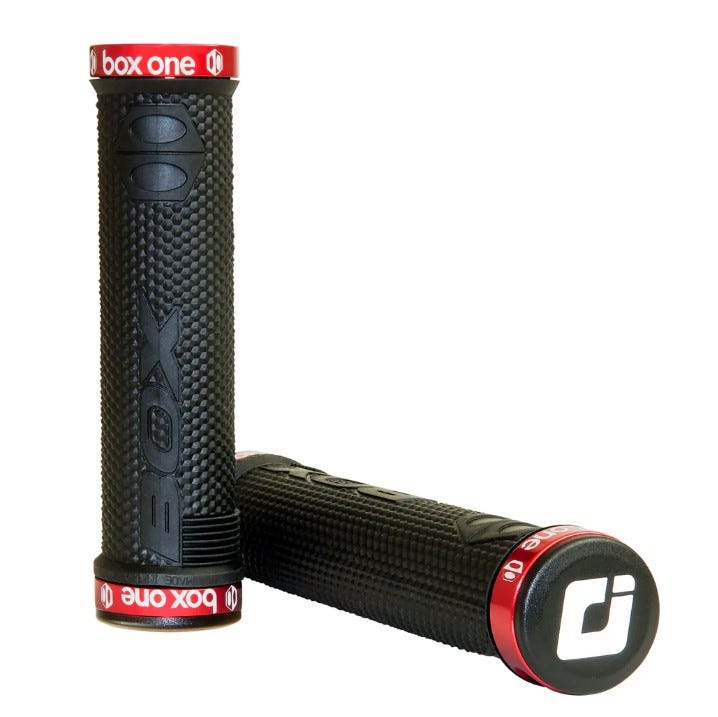 Box One Lock On Grips Red