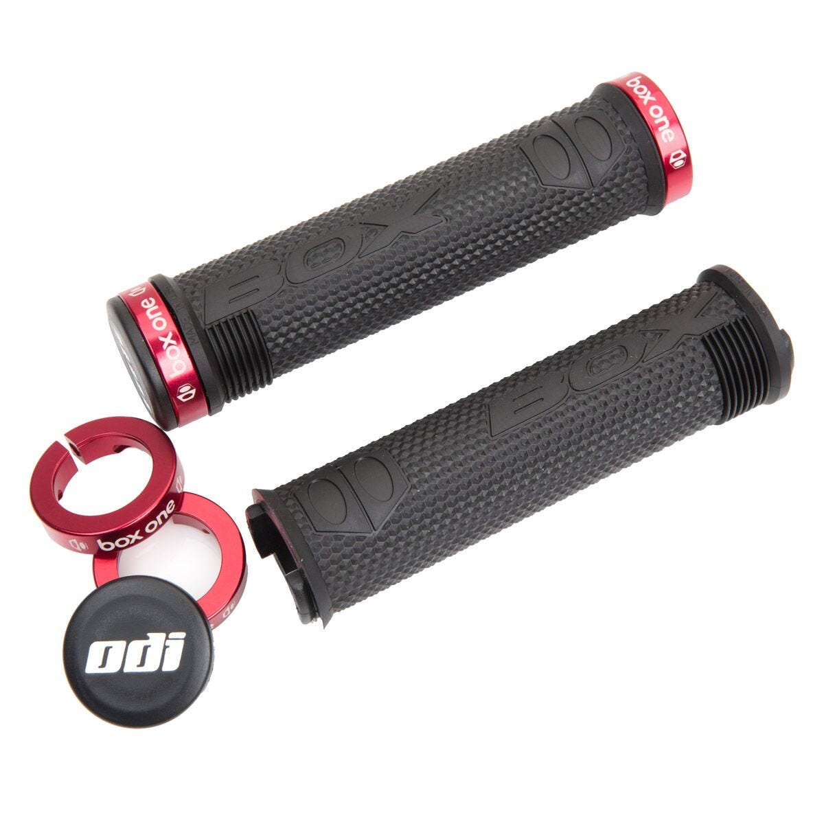 Box One Lock On Grips Red