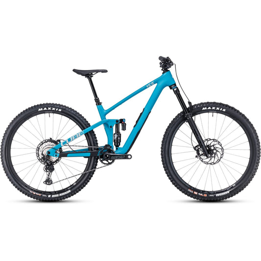 Cube Stereo ONE55 C:62 SLX 29 Full Suspension Mountain Bike Bondi Blue 'n' Grey