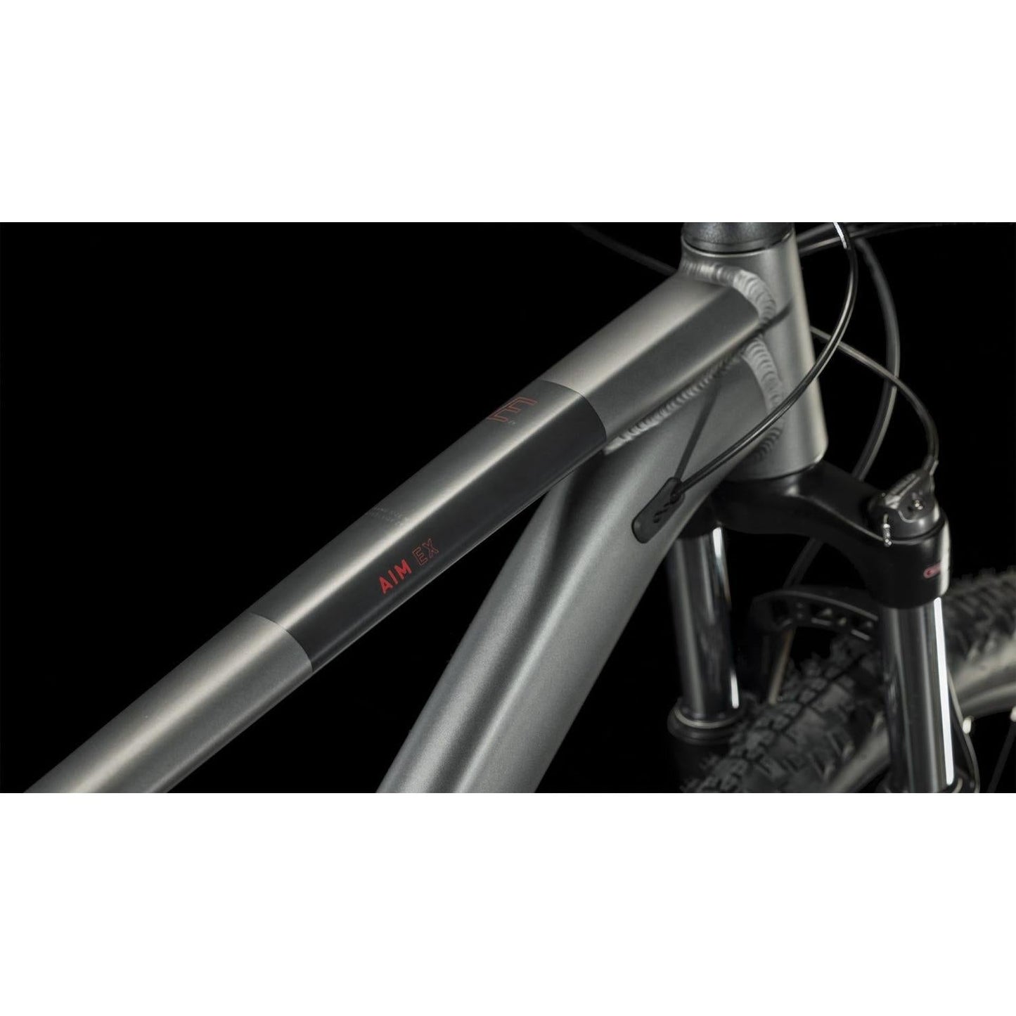 Cube AIM Hardtail Mountain Bike Grey 'n' Red