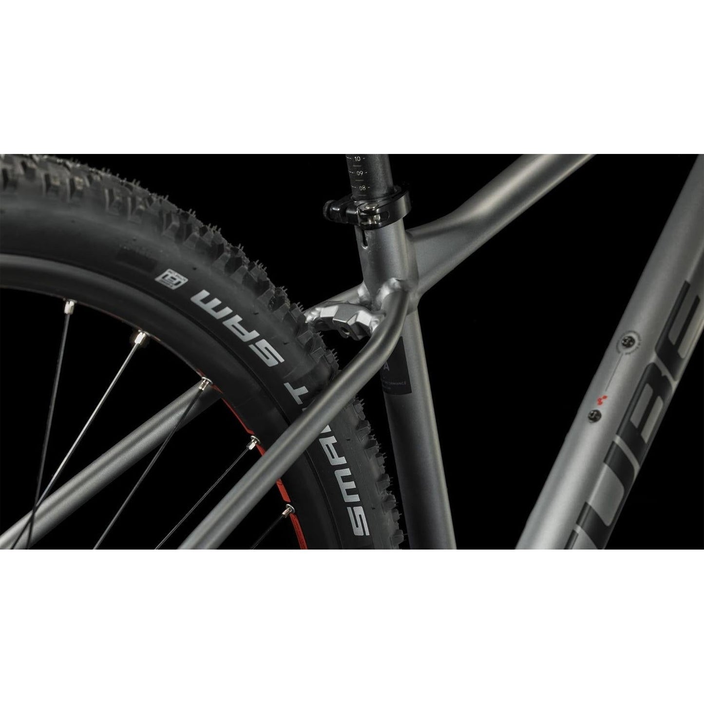 Cube AIM Hardtail Mountain Bike Grey 'n' Red
