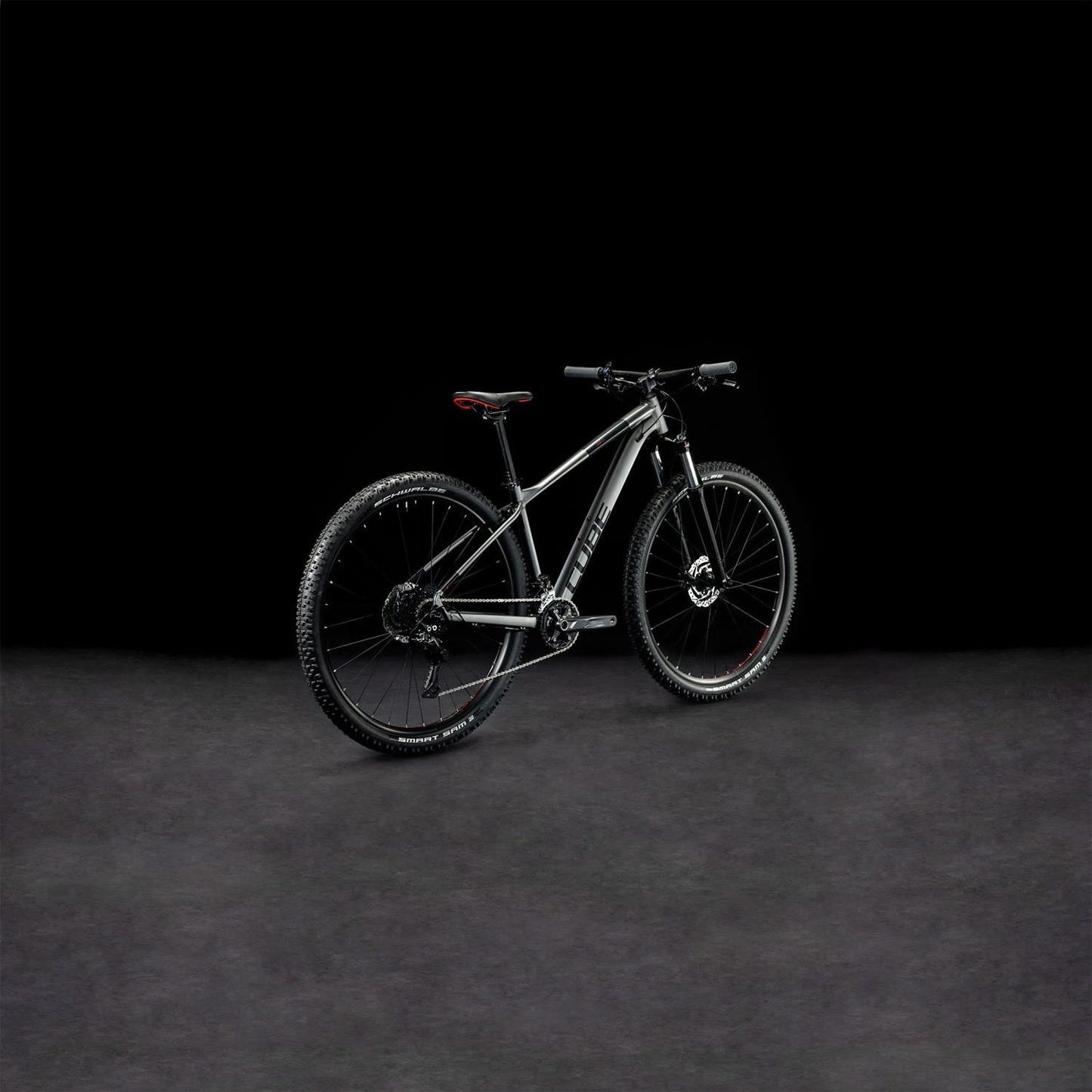 Cube AIM Hardtail Mountain Bike Grey 'n' Red