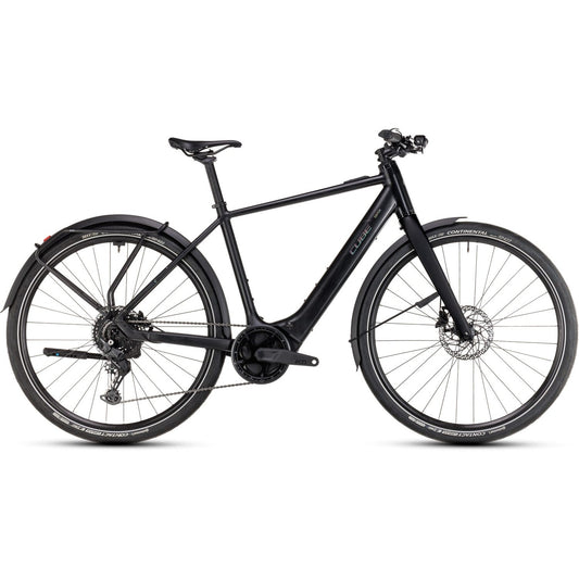 Cube Editor Hybrid Pro FE 400X Electric Hybrid Bike Black'n'Spectral