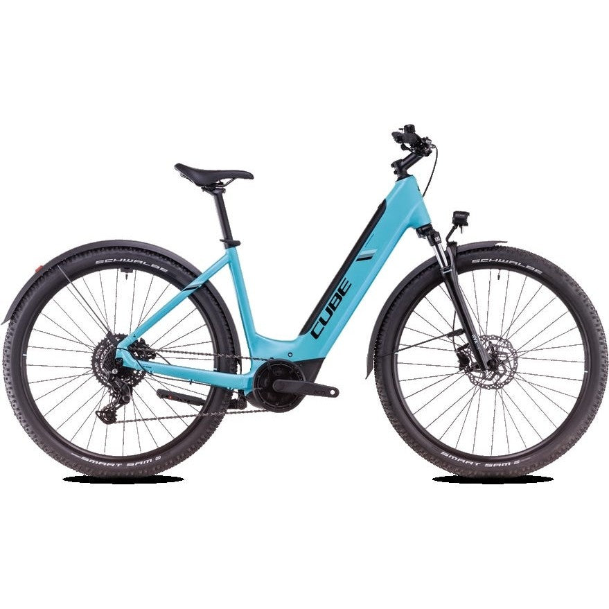Cube Nuride Hybrid Performance 500 Allroad Easy Entry Electric Hybrid Bike Swimmingpool'n'Black