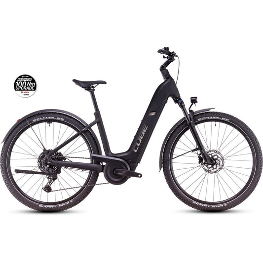 Cube Nuride Hybrid Pro Easy Entry Allroad Electric Hybrid Bike Black'n'Bronze