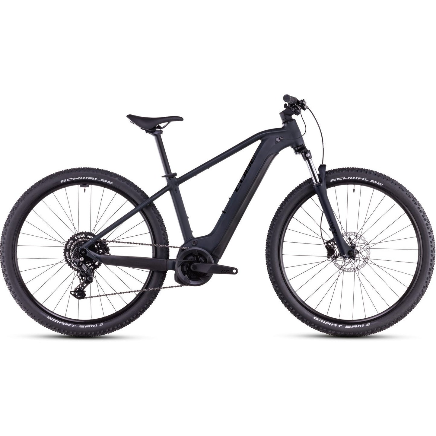 Cube Reaction Hybrid Performance 625 Electric Hardtail Mountain Bike Night'n'Black