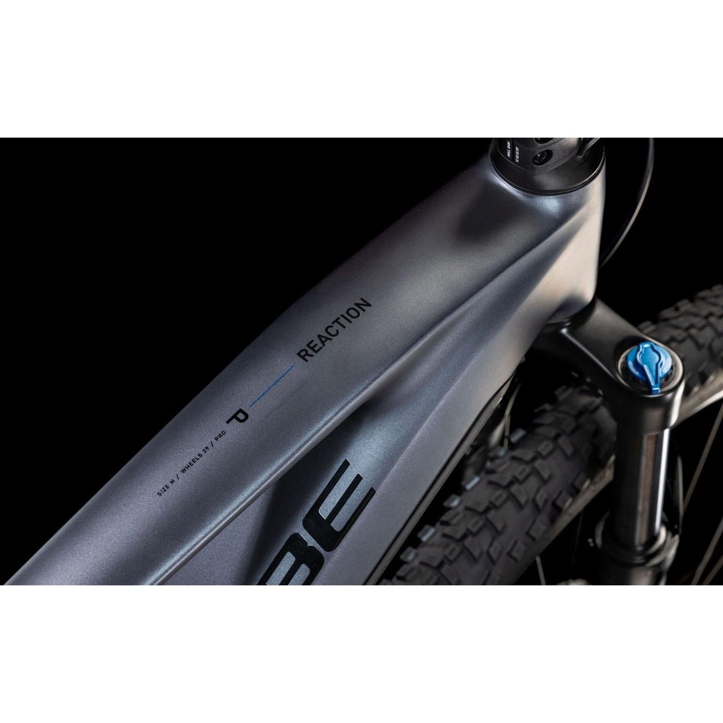 Cube Reaction Hybrid Pro 800 Electric Hardtail Mountain Bike Metallicgrey'n'Black