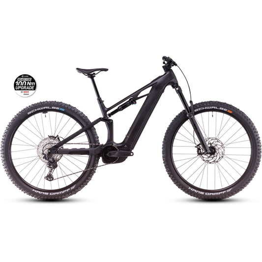 Cube Stereo Hybrid ONE44 HPC Race 800 Electric Enduro Bike Blackline