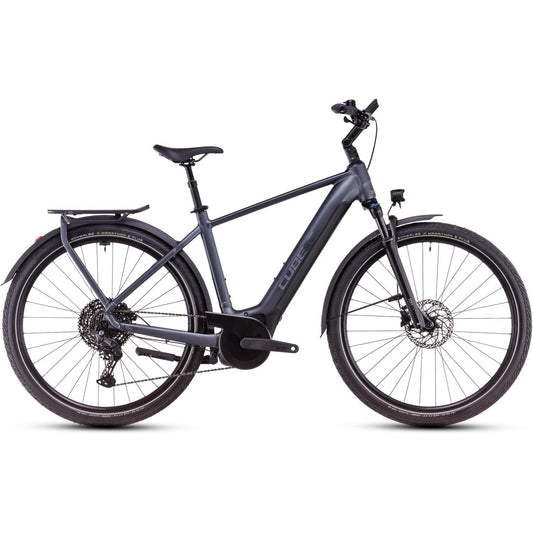 Cube Touring Hybrid Pro 625 Electric Hybrid Bike Metallicgrey'n'Chrome