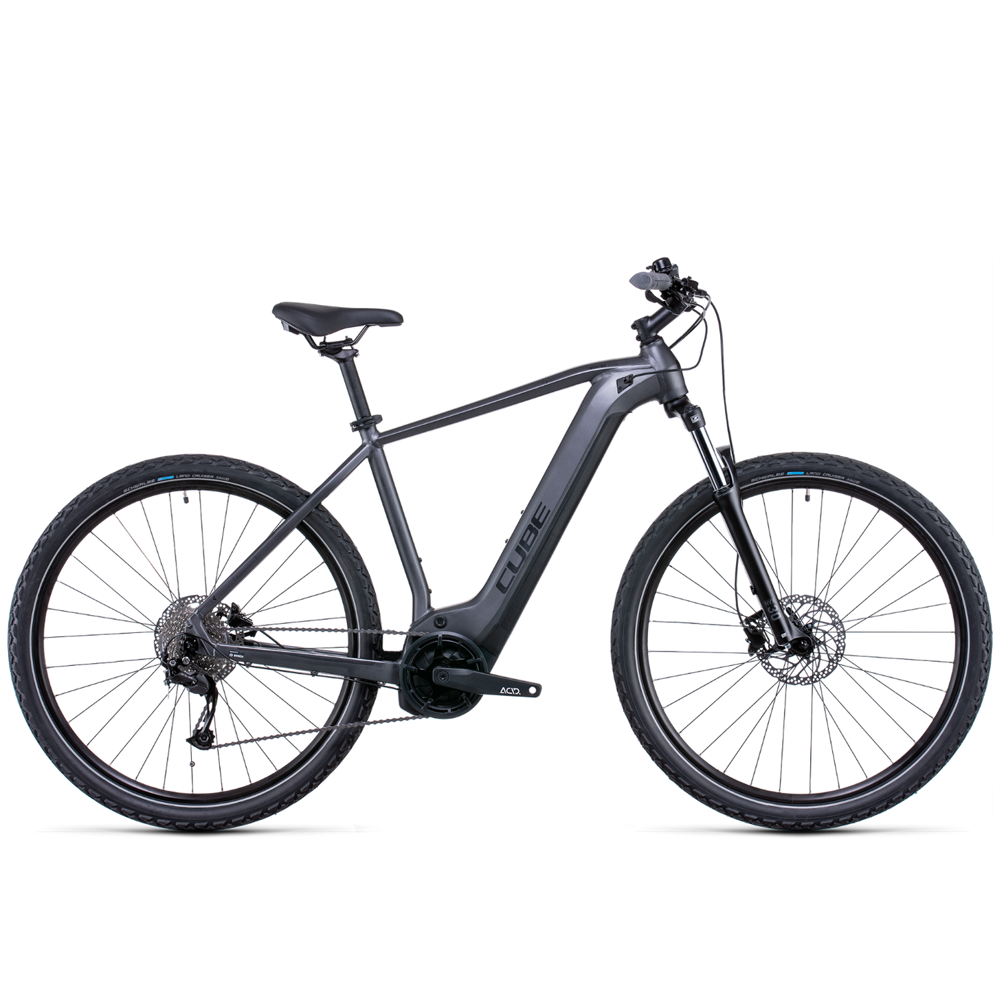 Cube Nuride Hybrid Performance 400 Electric Hybrid Bike Graphite/Black (2022)