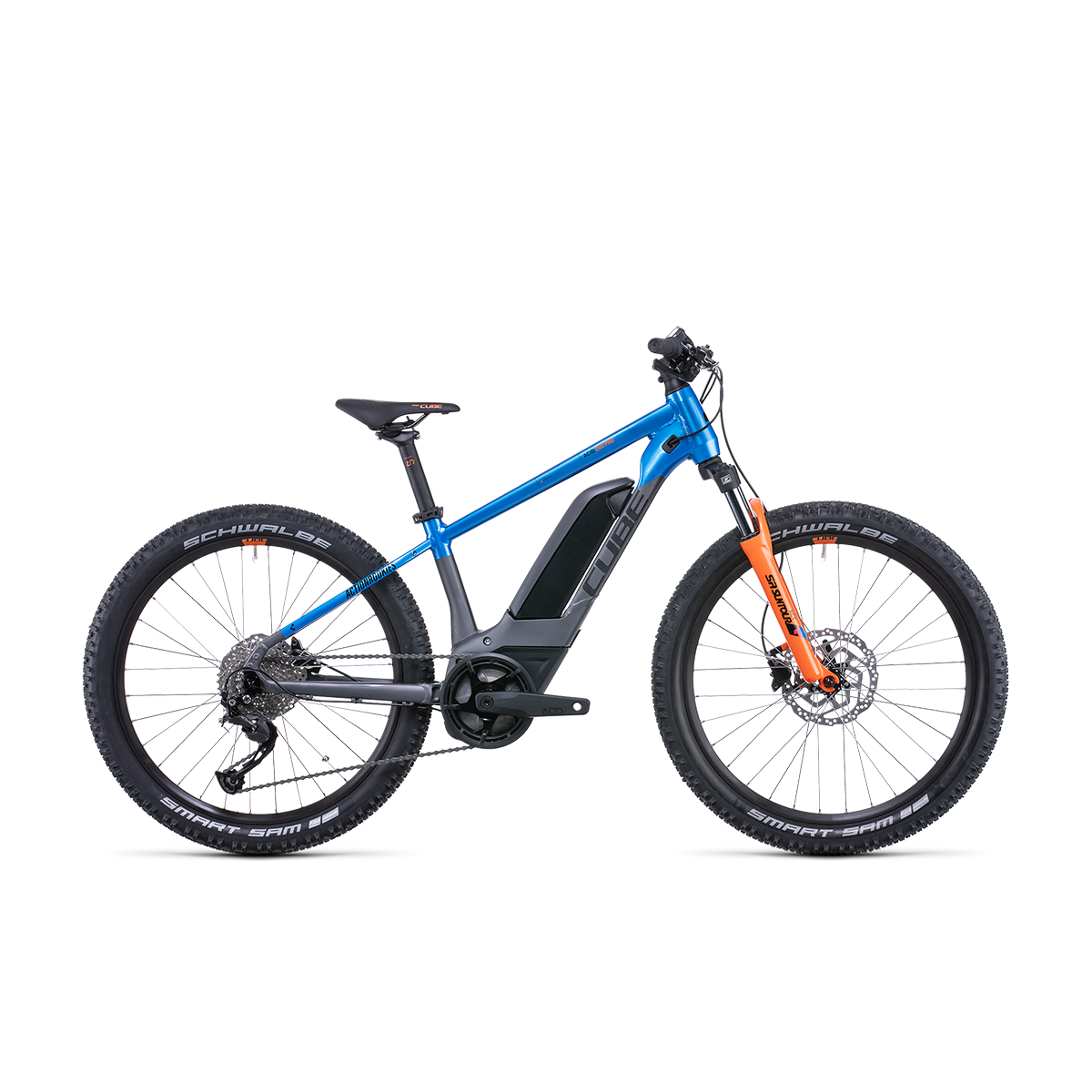 Cube Acid 240 Hybrid Rookie Pro 400 Kids Electric Mountain Bike actionteam