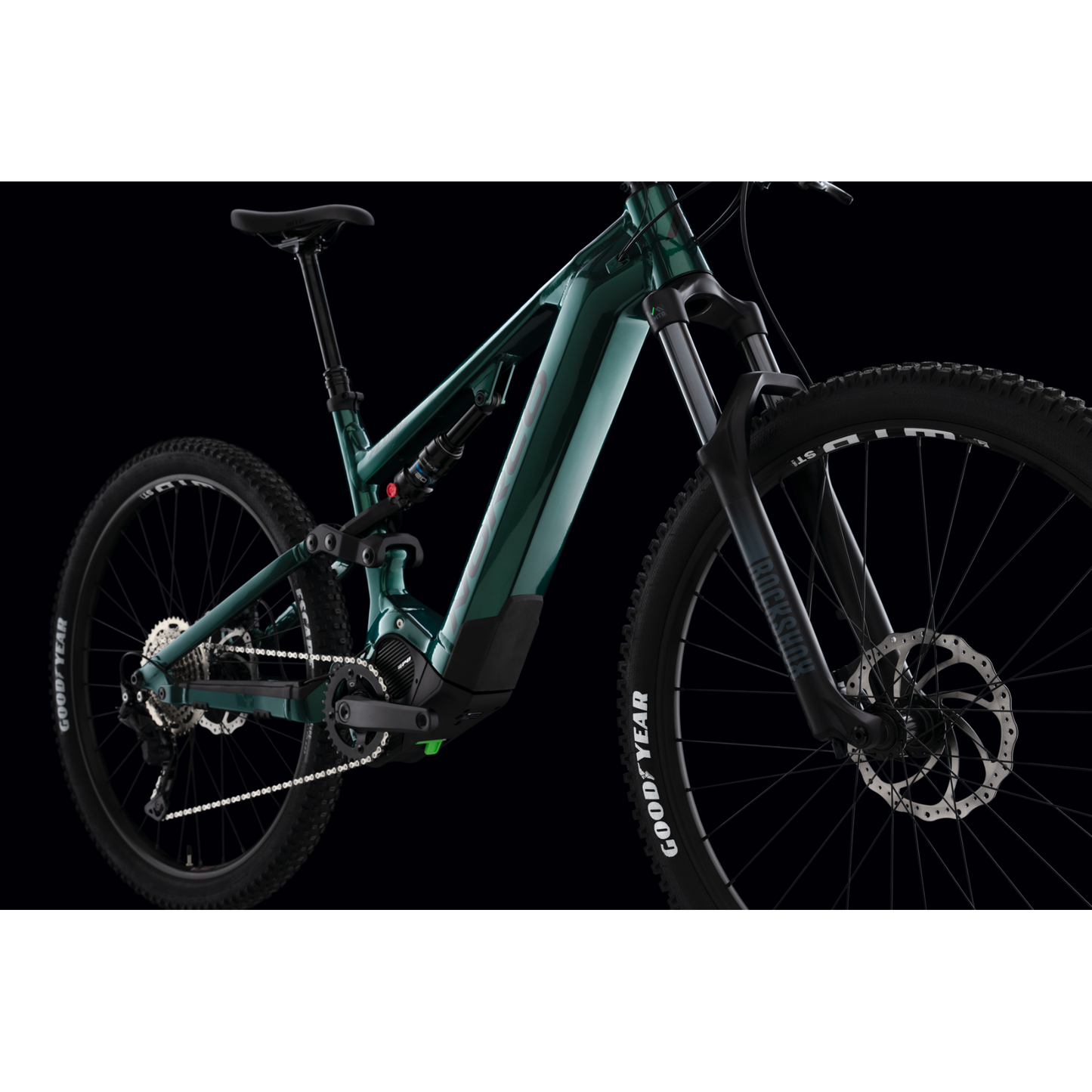 Norco Fluid VLT A2 Electric Dual Suspension Mountain Bike Green/Black - 720Wh Battery Included